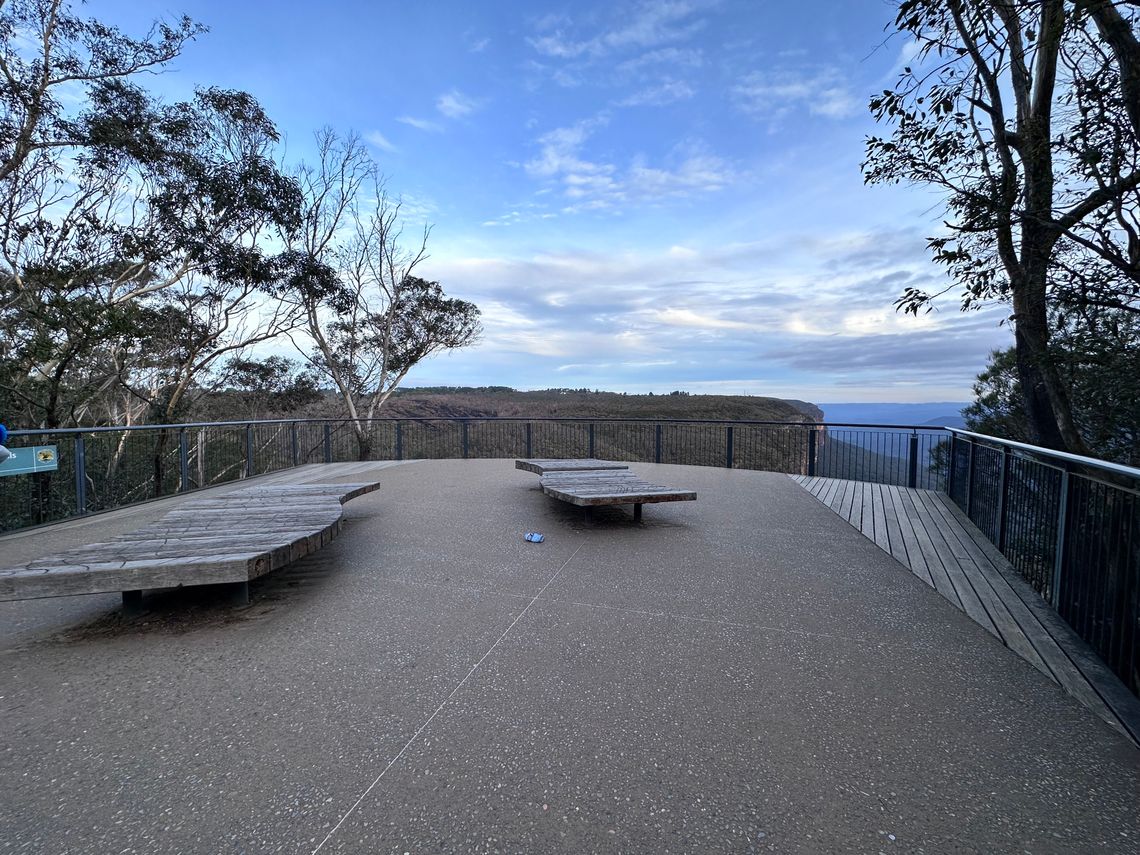 Wentworth Falls Lookout in the Blue Mountains